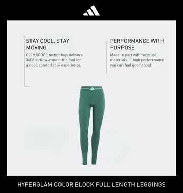 ADIDAS PERFORMANCE Скинни Спортивные штаны в Зеленый