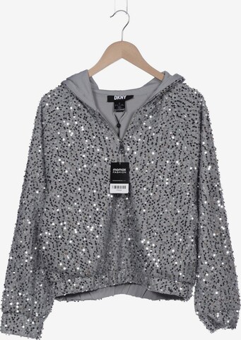 DKNY Kapuzenpullover M in Silber: predná strana