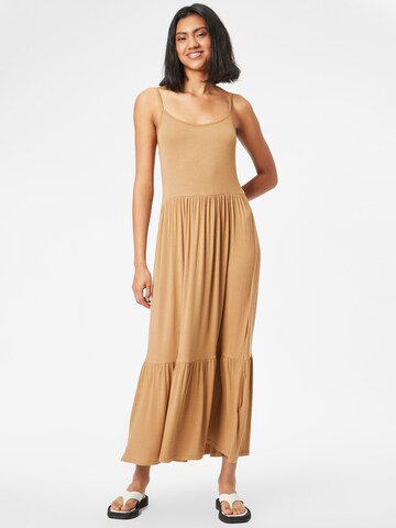 Robe 'Osine' PIECES en marron : devant