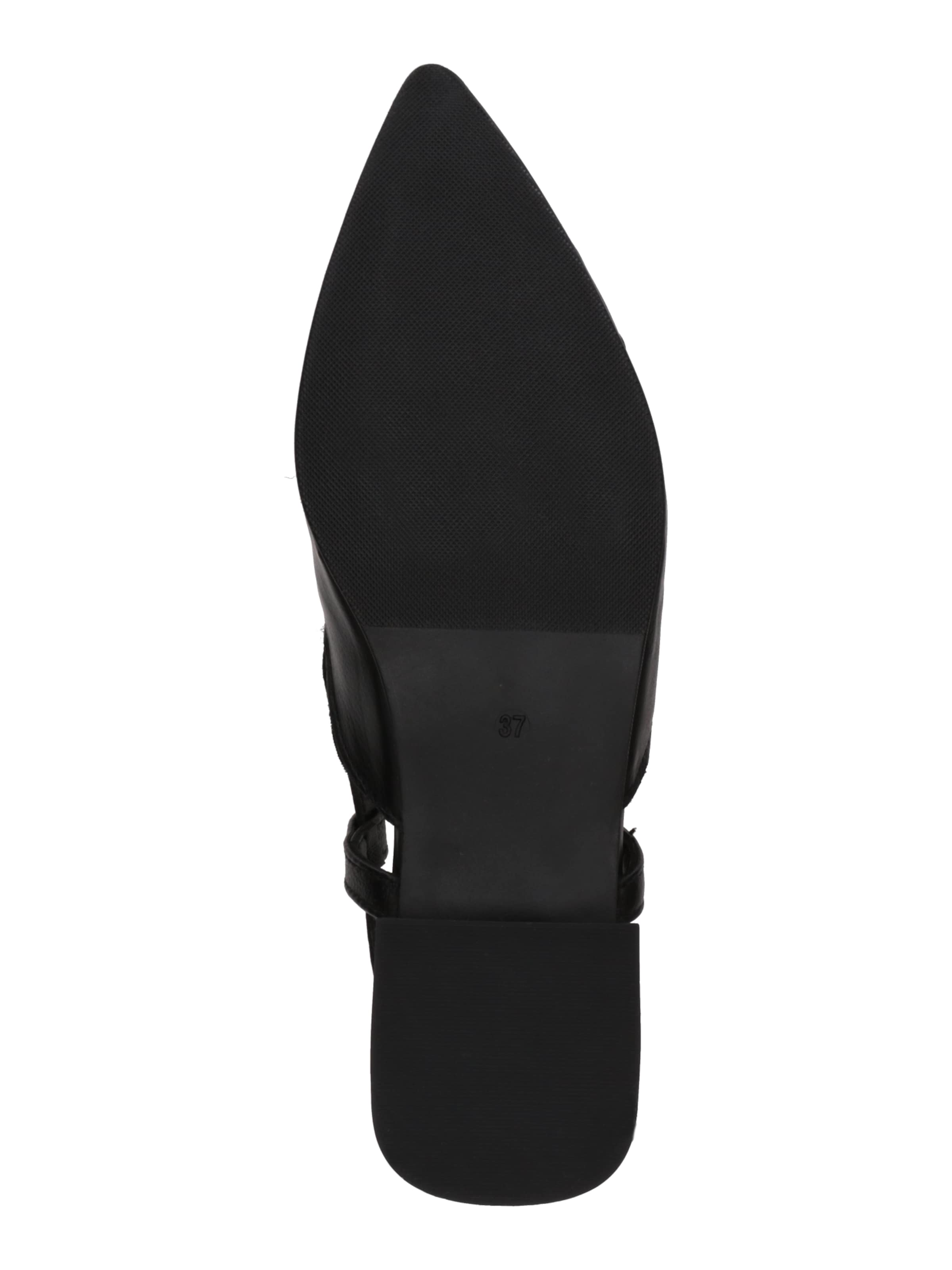 MJUS - Bailarinas con hebilla en negro