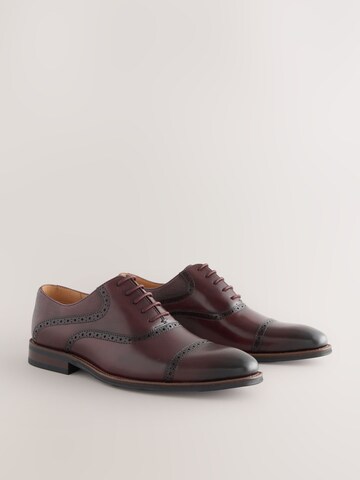 Chaussure à lacets 'Oxford' Next en rouge