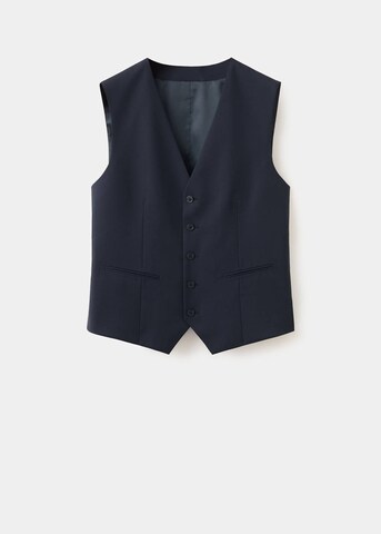 MANGO MAN Suit Vest 'Turin' in Blue