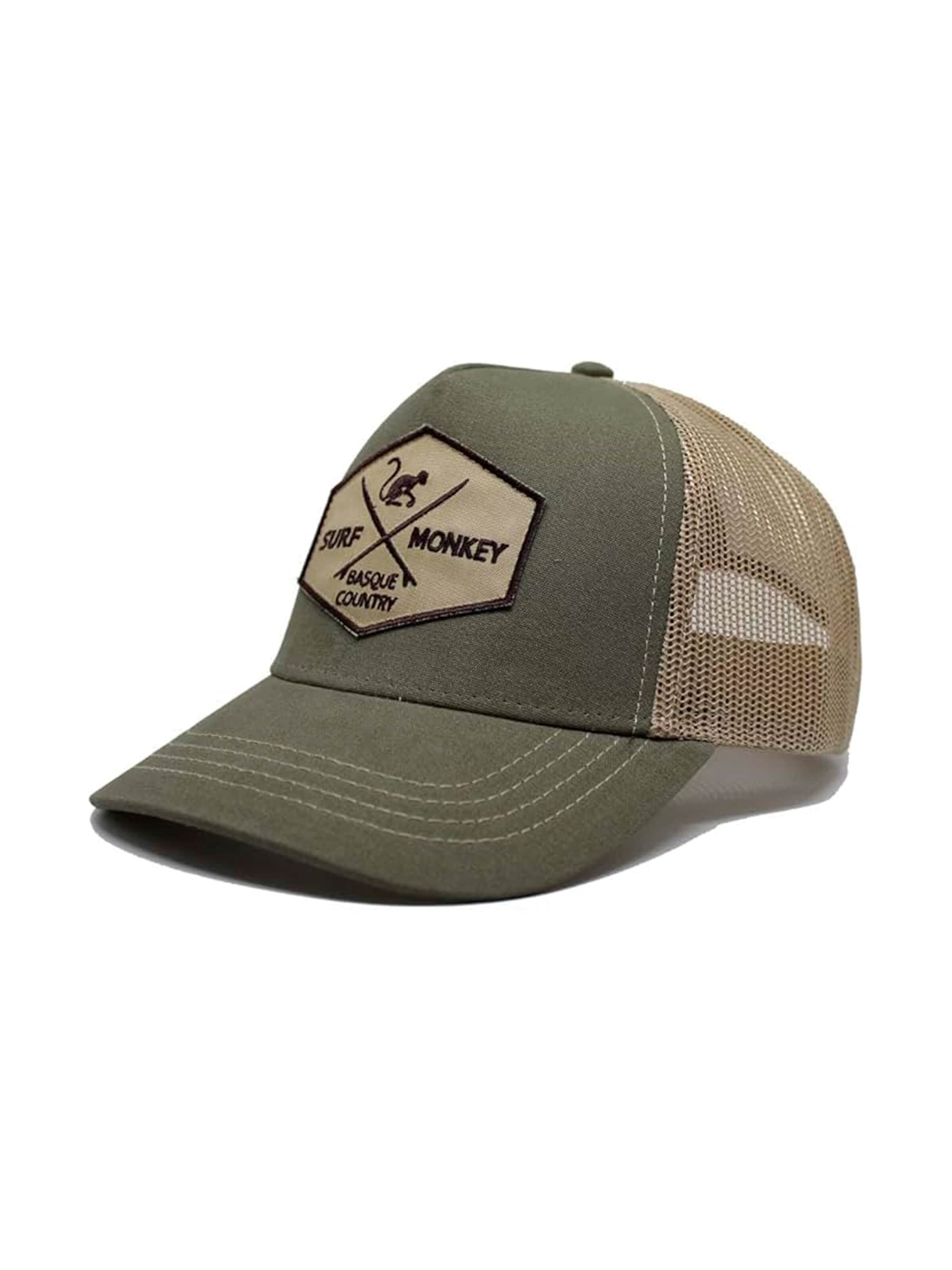 Casquette de sport Surf Monkey en vert : devant