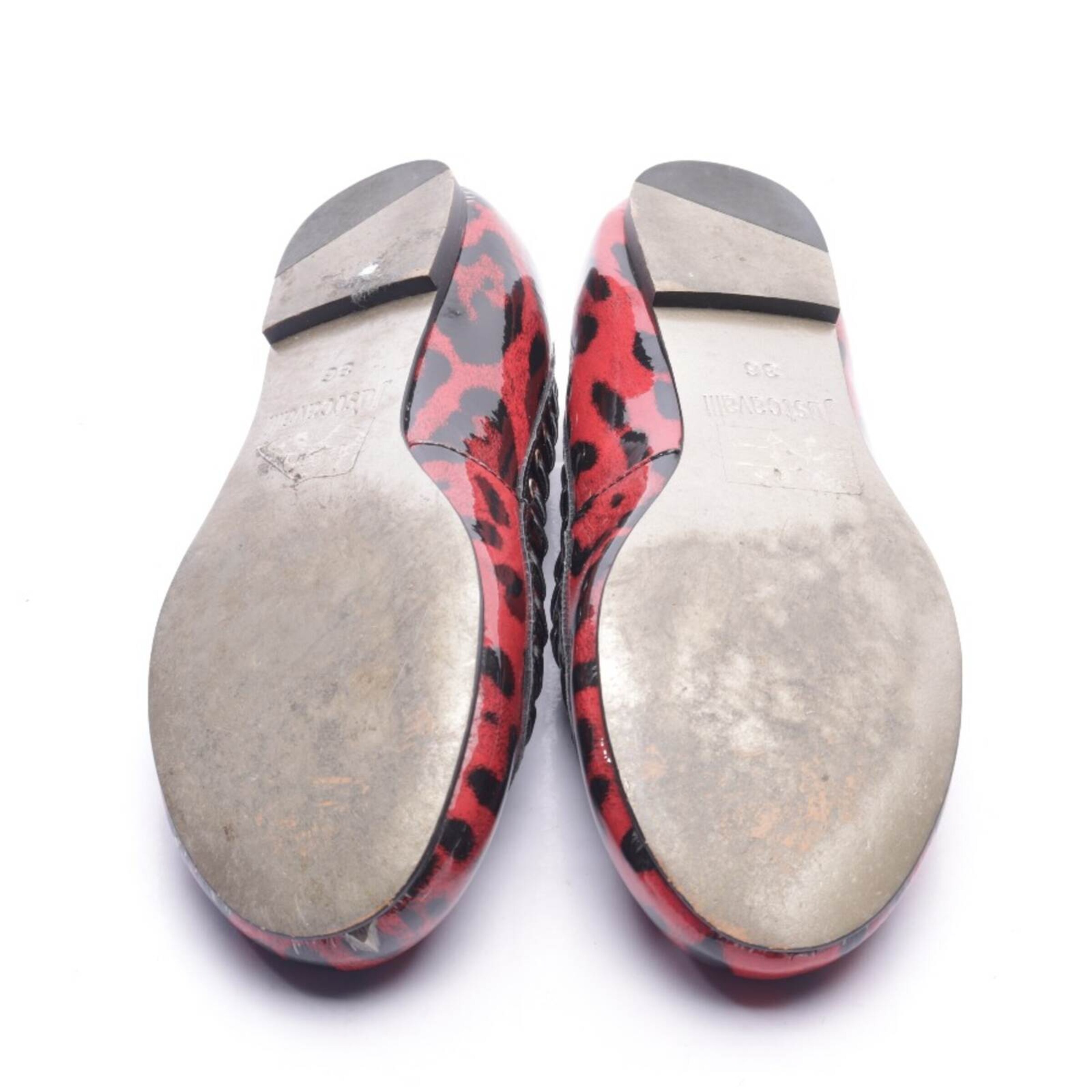 Just Cavalli Flats & Loafers in 36 in Red