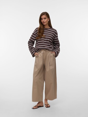 VERO MODA Top 'VMLinea' in Bruin