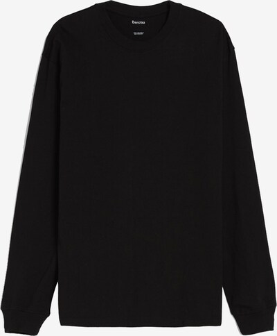 Bershka Sweat-shirt en noir, Vue avec produit