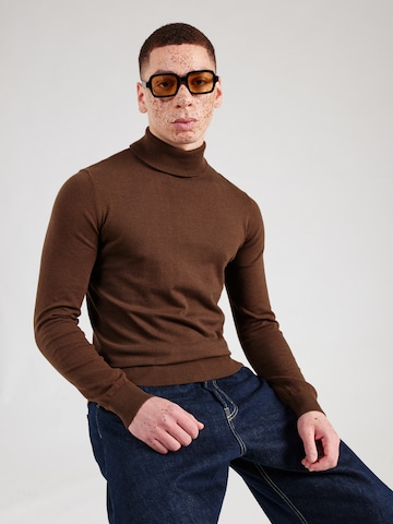 BLEND Sweater 'BHBRYAN' in Brown: front
