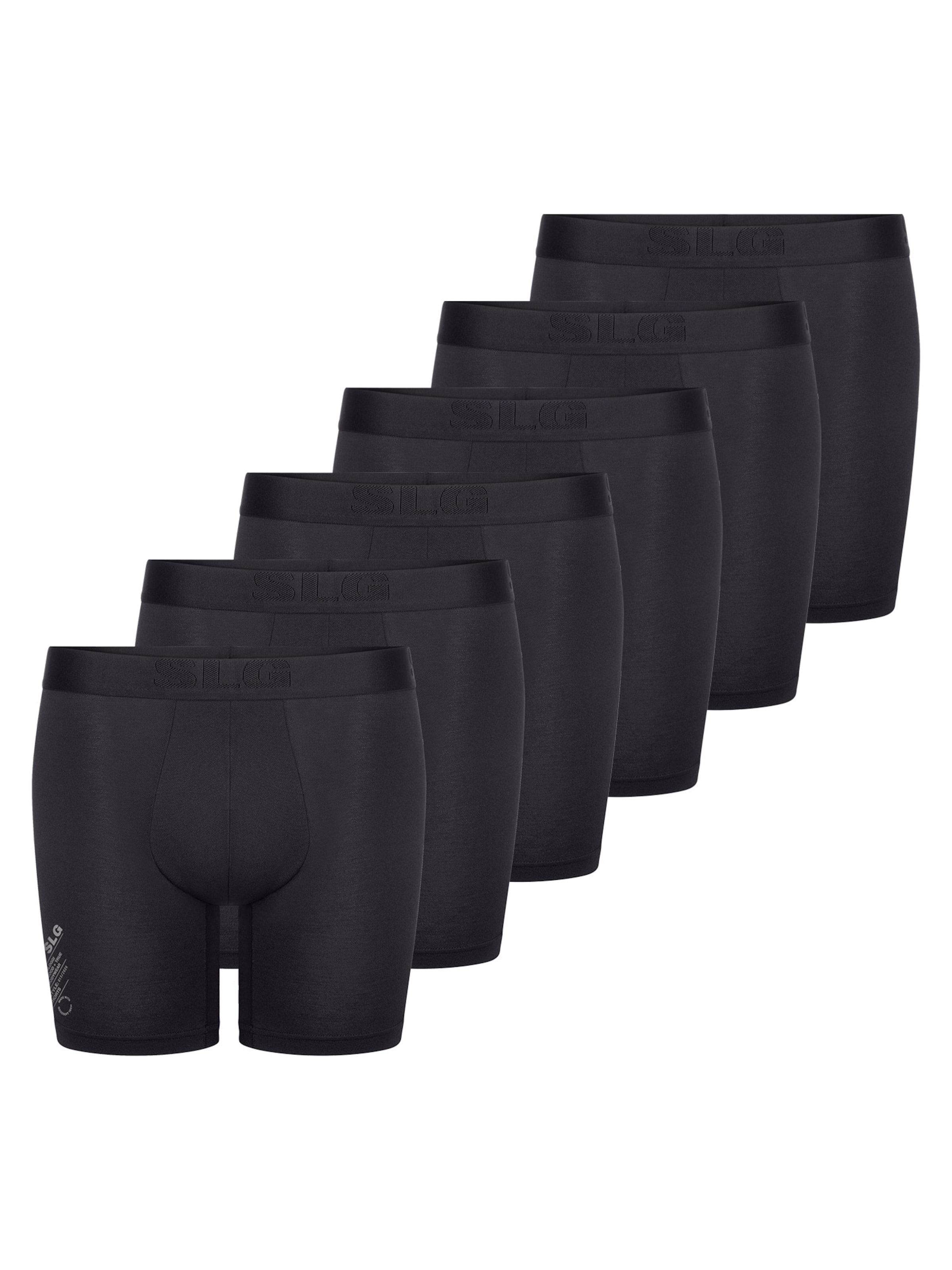 SLOGGI Boxer shorts 'SLG Base Soft' in Black: front