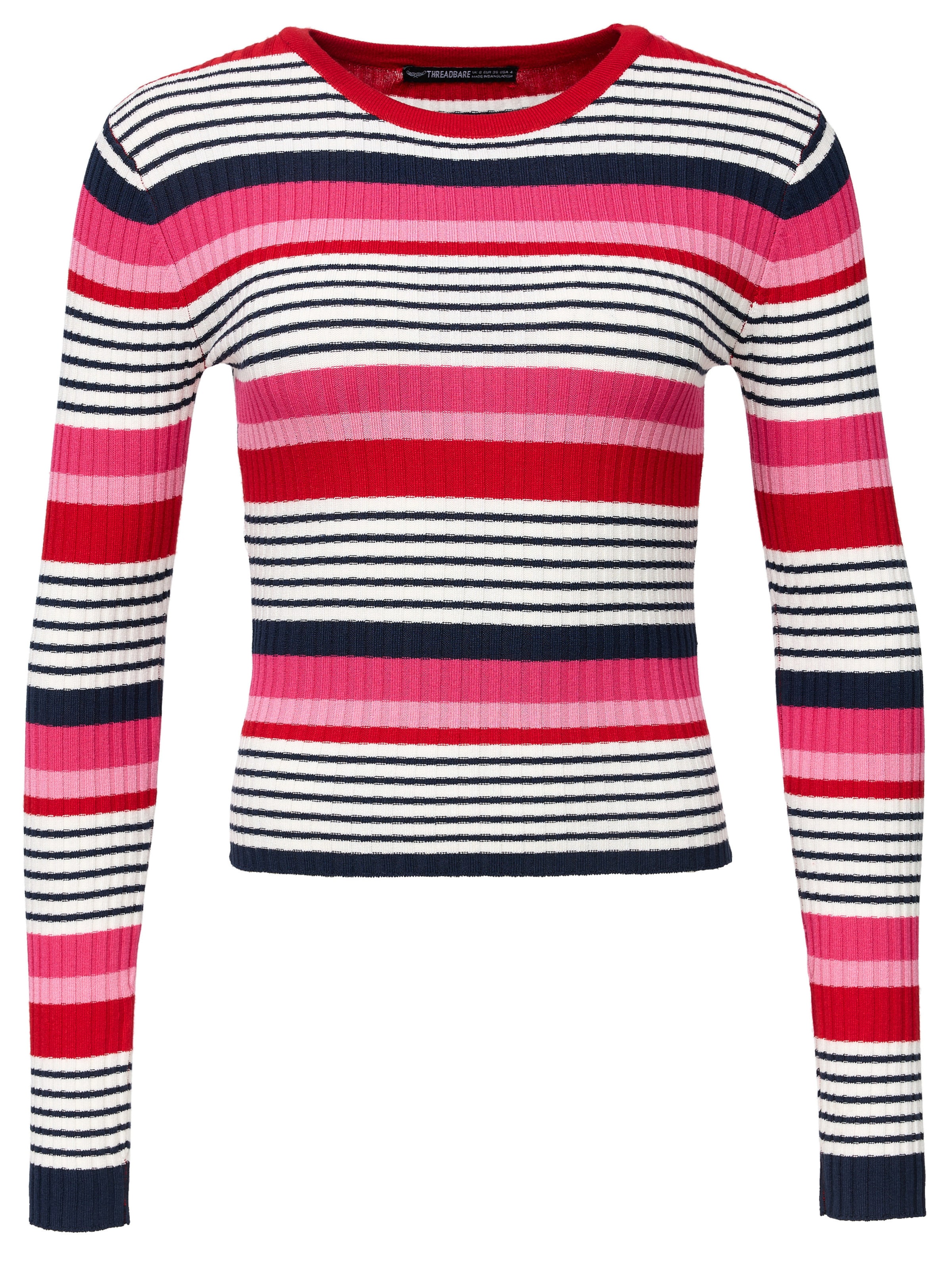 Threadbare Pullover 'Hannah' in Pink: Vorderseite