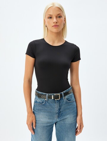 Koton Shirt in Zwart: voorkant
