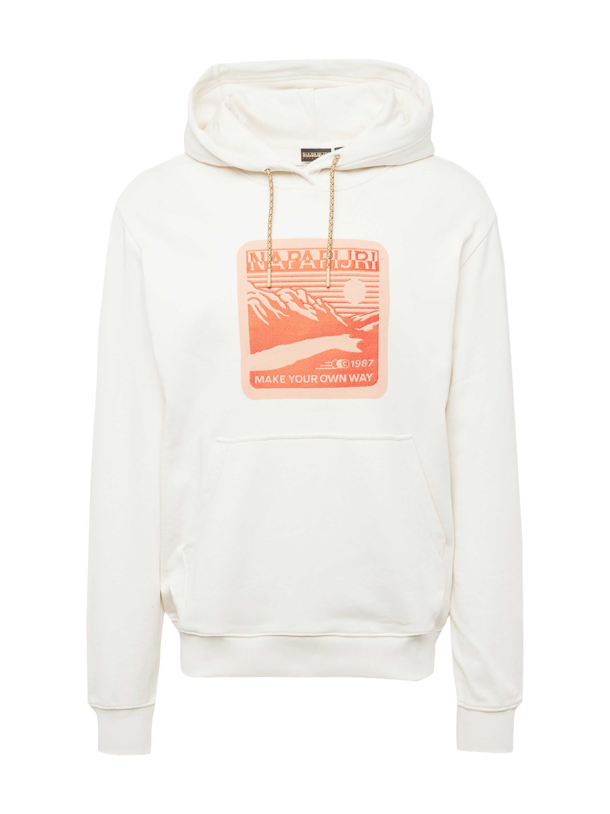 NAPAPIJRI Sweatshirt 'BOYD' in Weiß: Vorderseite