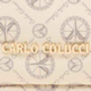 Carlo Colucci Make up tas in Beige