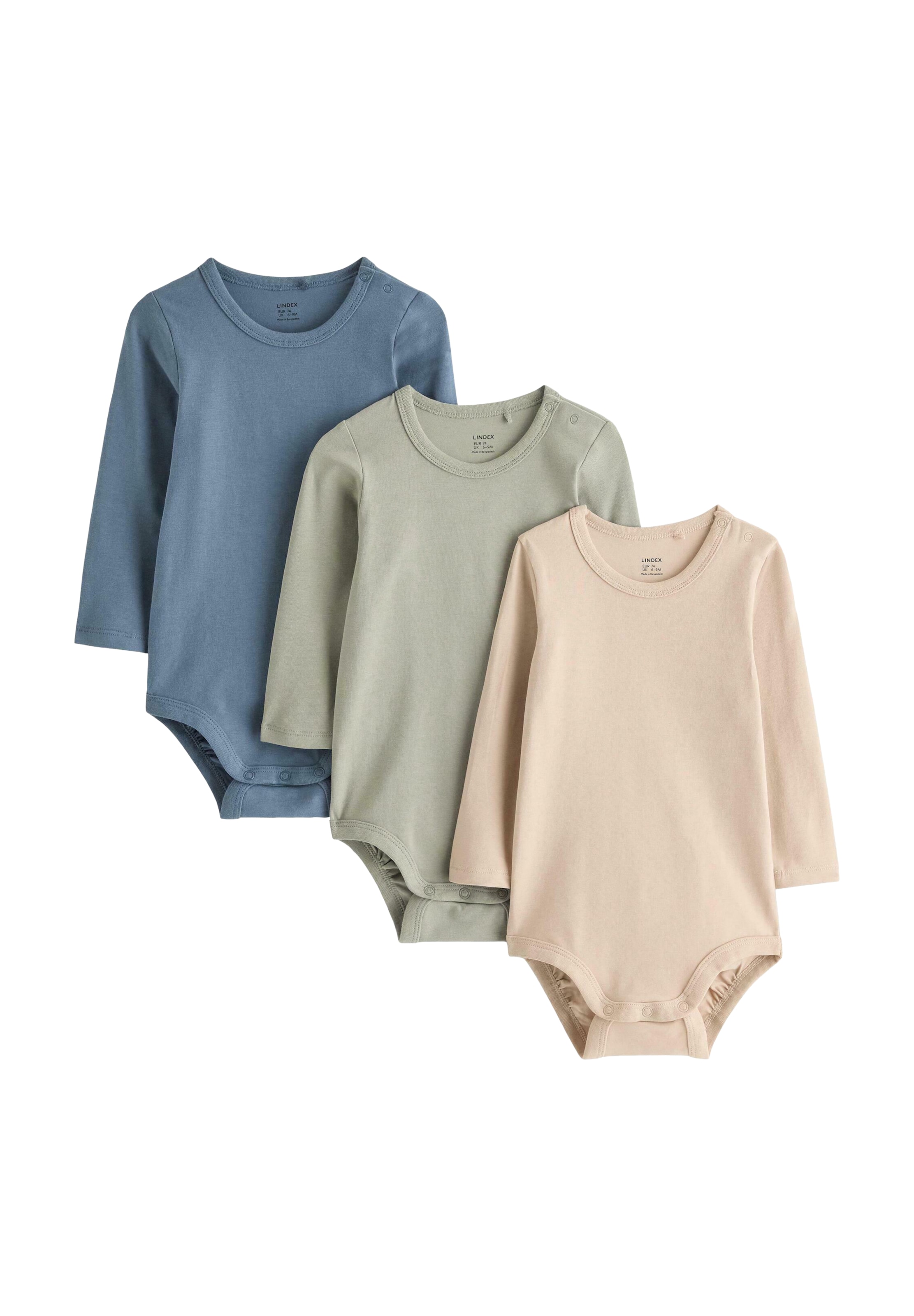 Tutina / body per bambino di Lindex in beige: frontale