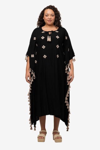 Ulla Popken Knitted dress in Black: front