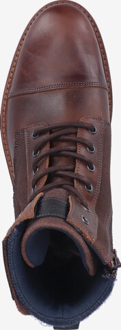 BULLBOXER Lace-Up Boots in Brown