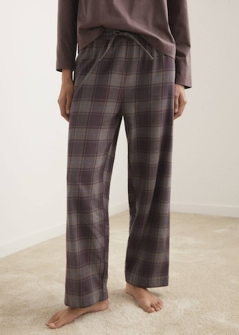 MANGO Pyjama 'Combofra' in Braun
