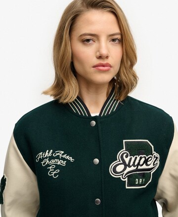 Veste mi-saison Superdry & Co en vert
