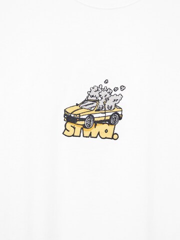 Pull&Bear T-Shirt in Weiß