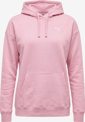 PUMA Sportief sweatshirt 'Ess' in Roze: voorkant