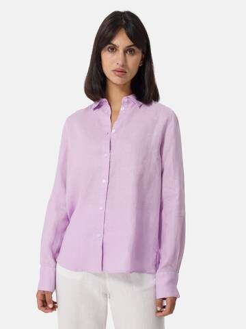 CASH-MERE.CH Regular Fit Bluse in Pink: Vorderseite