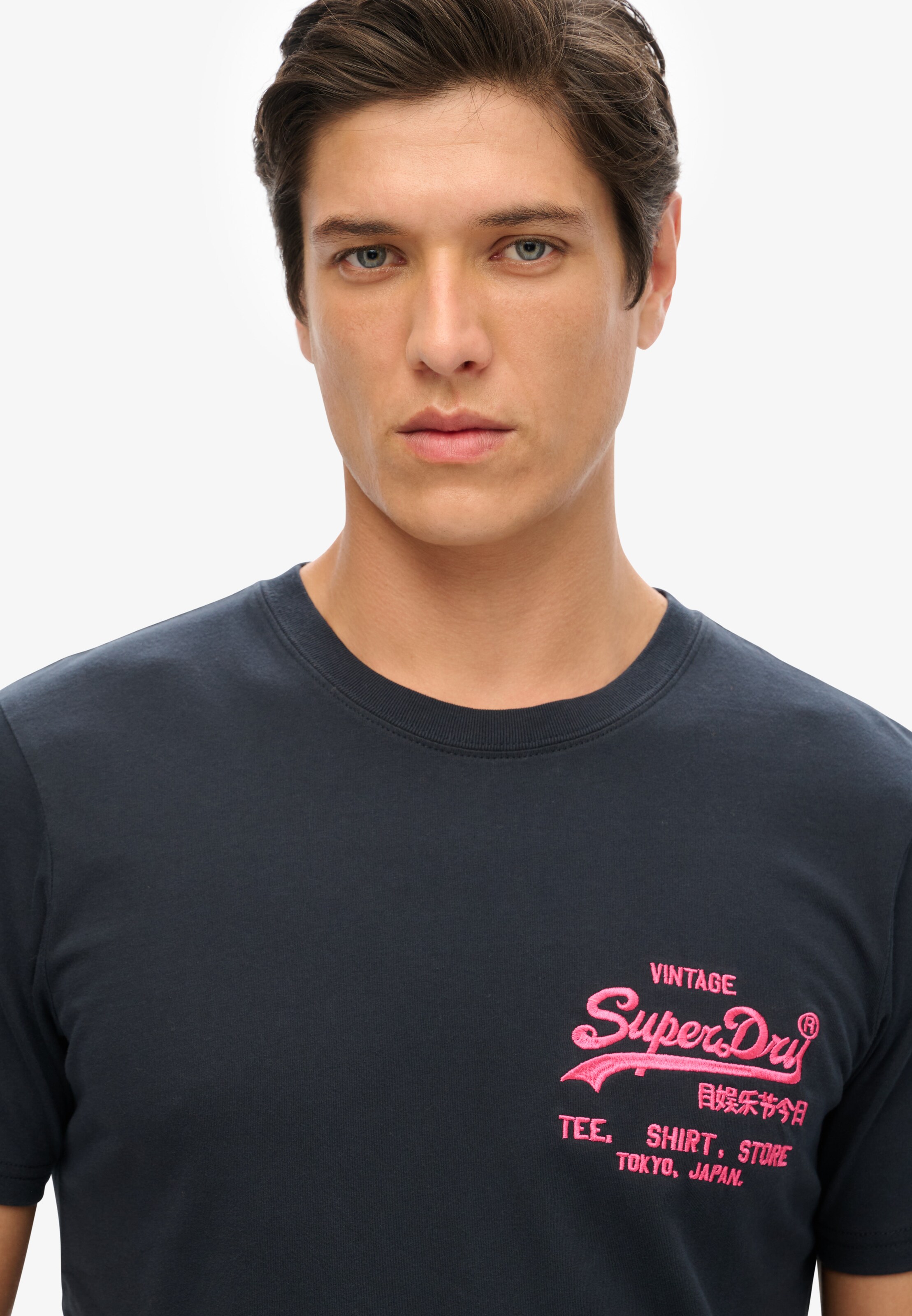 Superdry & Co Póló - kék: elől