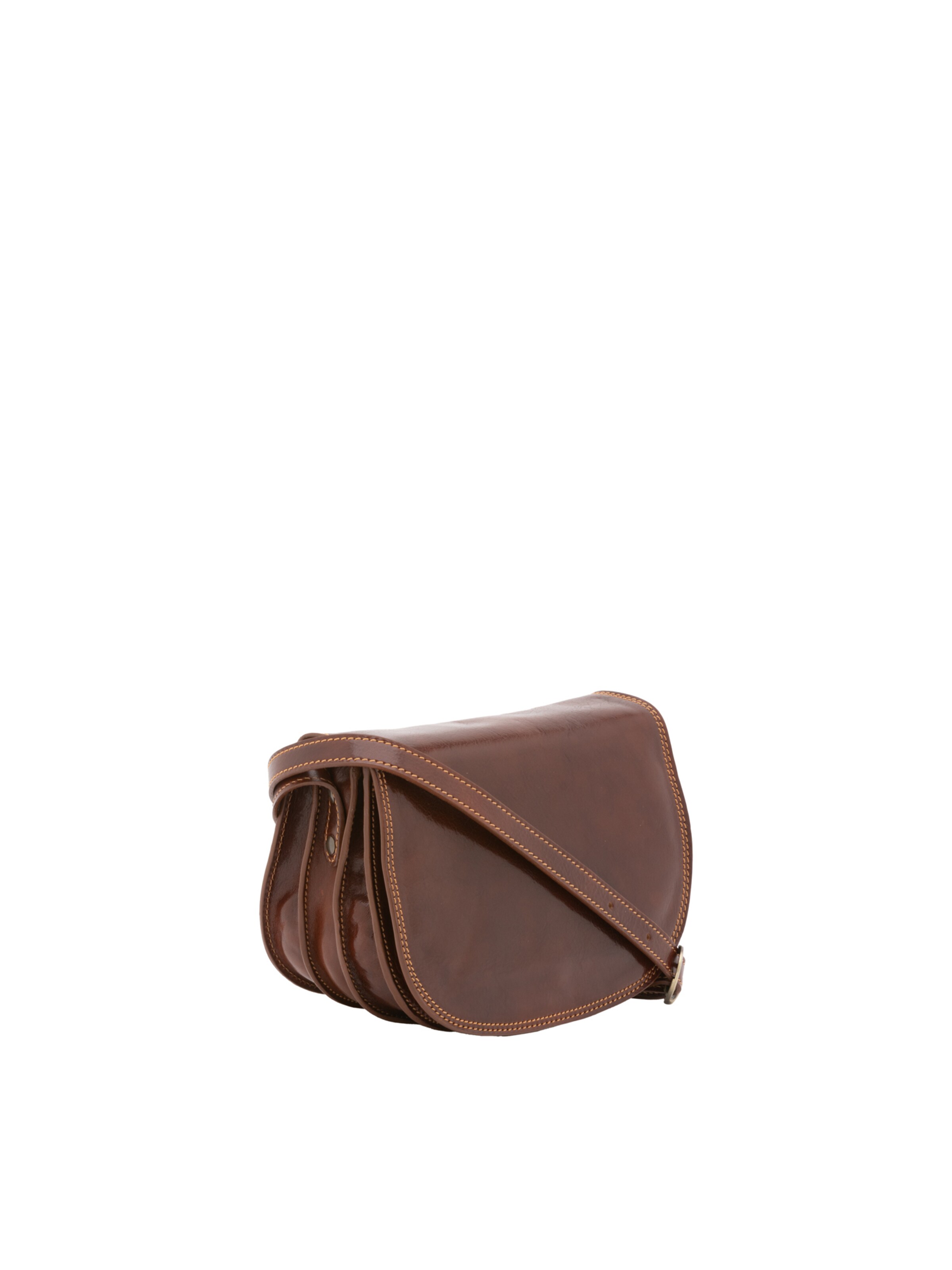 Viola Castellani Crossbody Bag in Brown: front