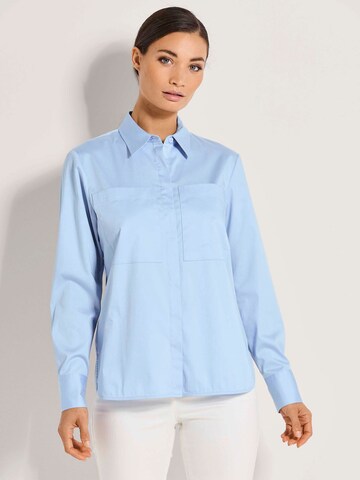 Chemisier MADELEINE en bleu : devant