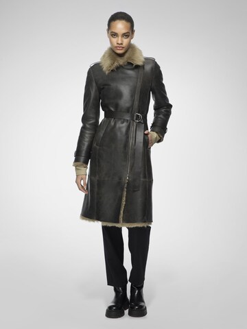 V S P Vinterfrakke 'Lyza' i brun