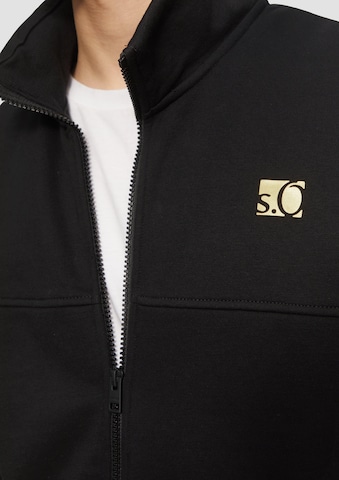s.Oliver Sweatvest in Zwart