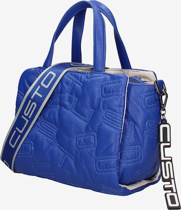 Borsa a mano di Custo Barcelona in blu: frontale