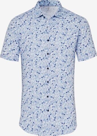 DESOTO Button Up Shirt 'Kent' in Blue: front