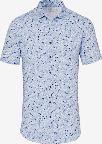 DESOTO Slim fit Button Up Shirt 'Kent' in Blue: front