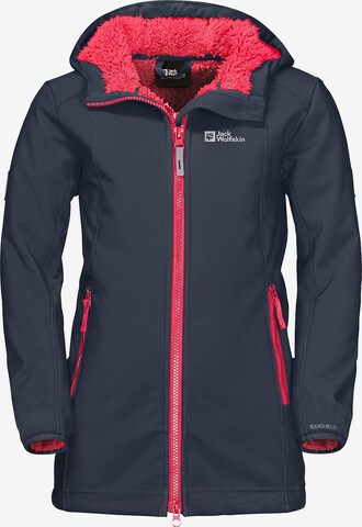 JACK WOLFSKIN Яке Outdoor 'KISSEKAT' в синьо: отпред