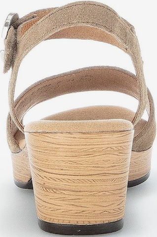 GABOR Strap Sandals in Beige