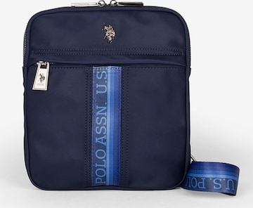 Borsa a tracolla di U.S. POLO ASSN. in blu: frontale