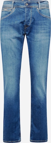 Jean 'SPIKE' Pepe Jeans en bleu : devant