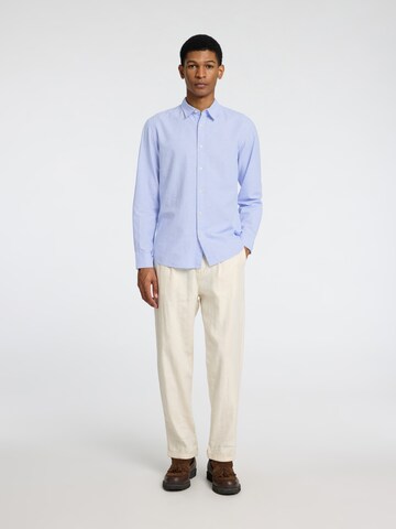 Coupe slim Chemise SELECTED HOMME en bleu