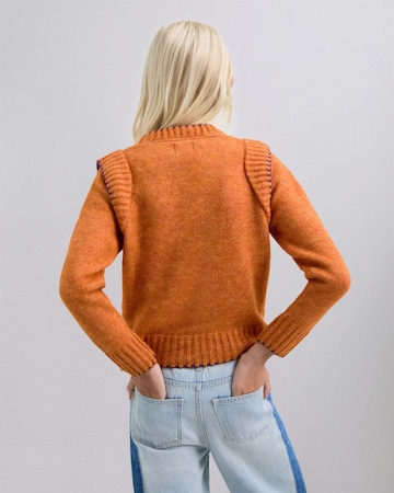 Scalpers Sweter w kolorze pomarańczowy