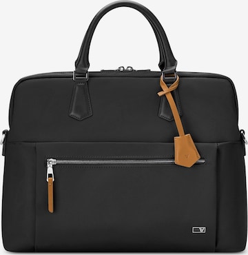 Roncato Document Bag in Black: front