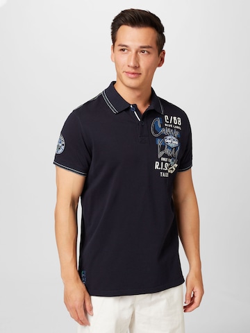 CAMP DAVID Shirt in Blauw: voorkant