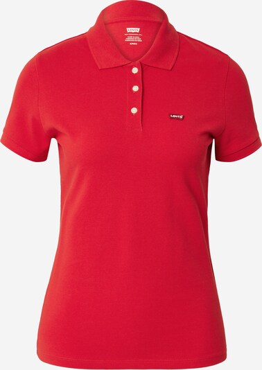 LEVI'S ® Poloshirt in rot / dunkelrot / weiß, Produktansicht