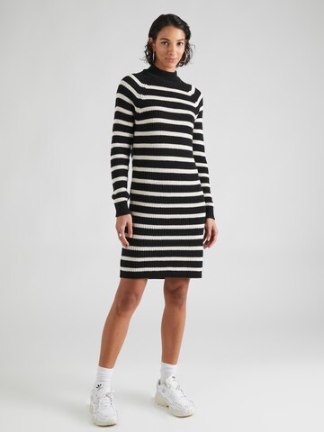 VERO MODA Gebreide jurk 'Fabulous' in Zwart: voorkant