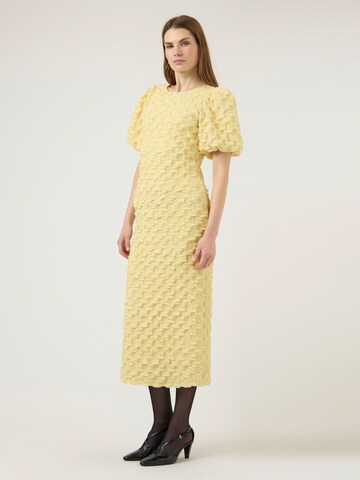 YAS Sukienka 'YASMIAMAJA' w kolorze żółty