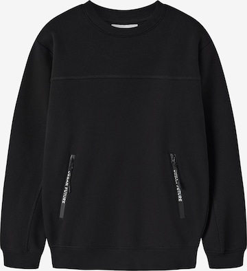Felpa di NAME IT in nero: frontale