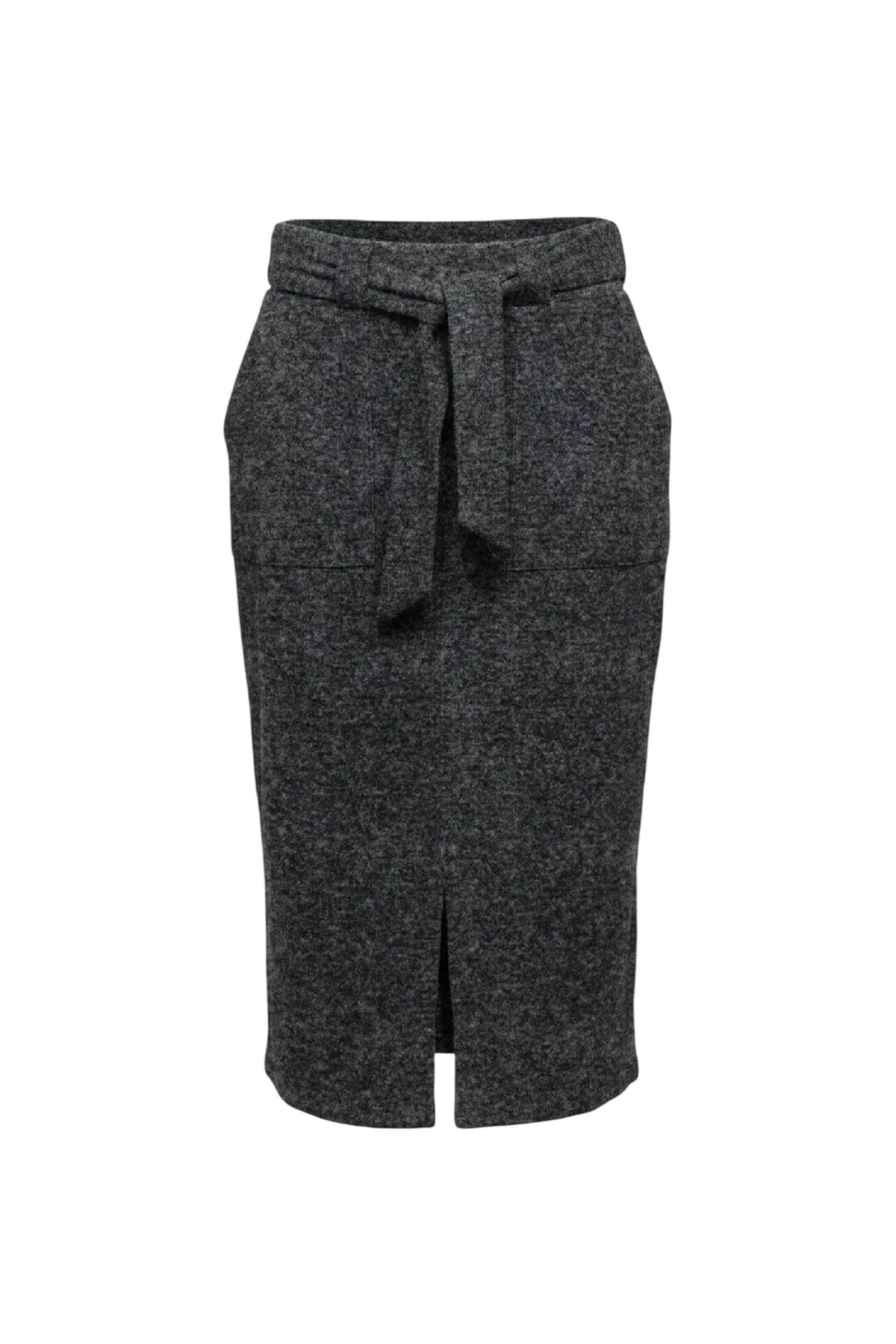 Alexa Dash Skirt in Grey: front