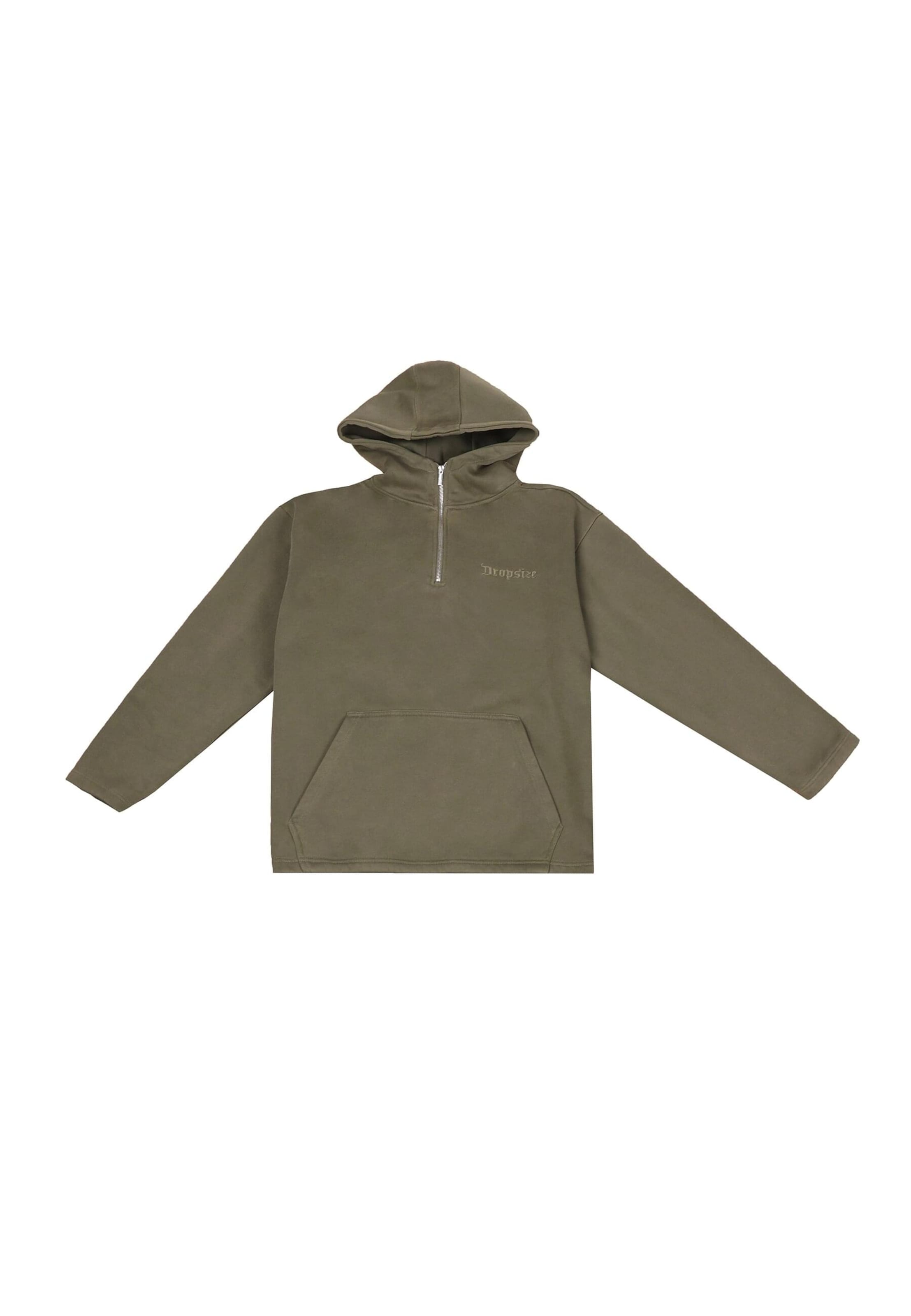 Dropsize Sweatshirt in Grün: Vorderseite