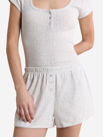 Pantaloncini da pigiama 'Katell' di ETAM in grigio: frontale