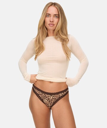 Hunkemöller String in Brown: front