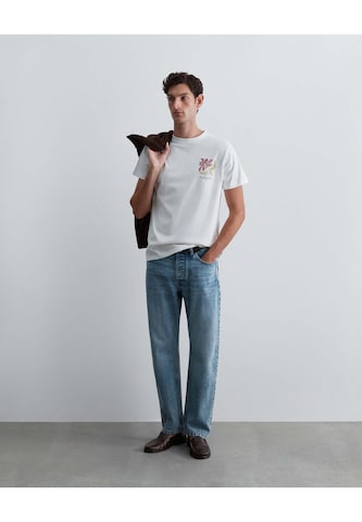 Scalpers Shirt in Wit: voorkant