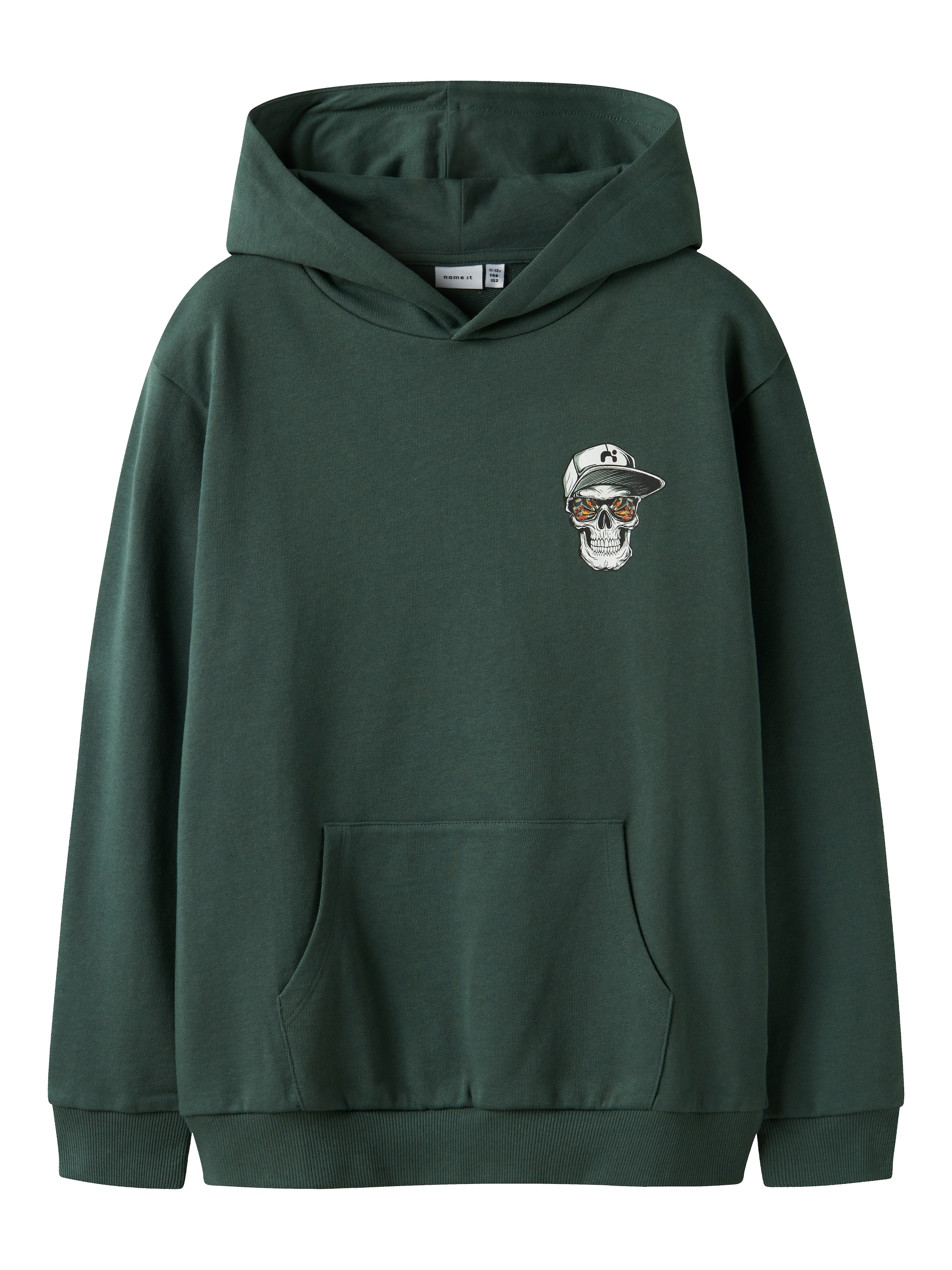 NAME IT Sweatshirt 'NKMLambert' i grön: framsida